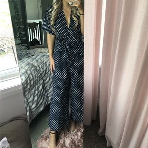 Wide leg jumpsuit